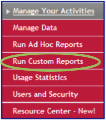 Custom reports